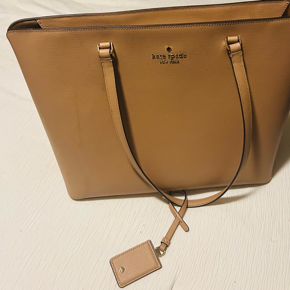 Kate Spade Camel Leather Tote